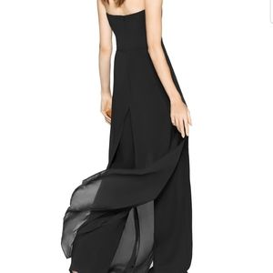 Black jumpsuit with shear